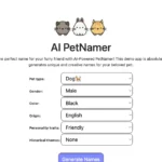 AI Pet Name Generator