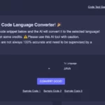 Code Language Converter