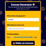 Excuse Generator