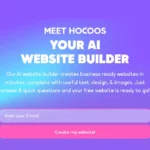 Hocoos AI Website Builder