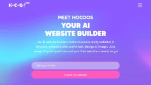 Hocoos AI Website Builder