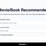 Movie & Book Recommender